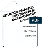 1978 - Behavior Analysis and Behavior Modification - Mallot, Tillema & Glenn PDF