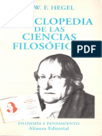 Hegel - Enciclopedia de Las Ciencias Filosoficas