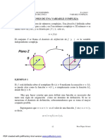 Funciones Variable Compleja