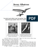 The Jersey Albatross - A Free-Flight Model Airplane (Glider)