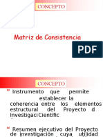 Resumen - Matriz de Consistencia