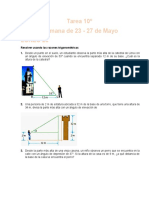 Tarea 10º Mayo 23 - 27