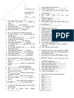 Form 1 English Language Practice 3