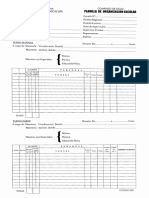 Planilla de Organizacion Escolar