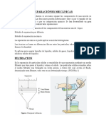 Separaciónes Mecánicas