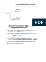 Axiomas Numeros Reales