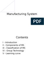 Manufacturing System