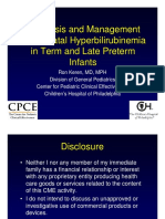 Diagnosis and Management of Neonatal Hyperbilirubinemia in Term and Late Preterm Infants