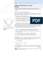 Funciones Crecientes y Decrecientes 1ra Derivada Larson 199-205