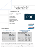 Emerging Market Debt and The Three Cs