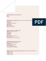 Pediatric Mnemonics