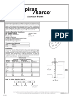 Acoustic Plates-Technical Information