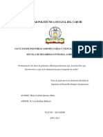 180 Evaluación de Tres Dosis de Probiotico SPP, Lactobacillus SPP, Saccharomycen La Alimentacion para El Engorde de Cerdos - Quemac Males, Mayra Lizbeth