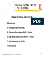 EE3706 - Chapter 8 - Second Order Circuits