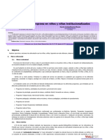 Estimulación Temprana en Niños y Niñas Institucionalizados