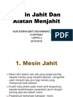 Mesin Dan Peralatan Menjahit