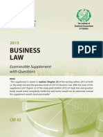 CAF 03 ExaminableSupplement BusinessLaw2015