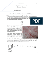 GY 111 Lecture Note Series: Elemental Chemistry