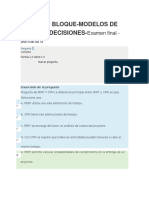 Segundo Bloque-Modelos de Toma de Decisiones-Examen Final - Semana 8