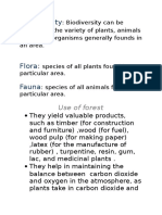 Biodiversity: Use of Forest