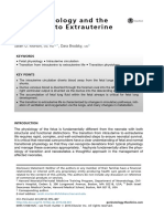 1 - Fetal Physiology and The Transition To Extrauterine Life