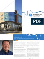 2015 Craig Hospital Foundation Annual Report Reduced