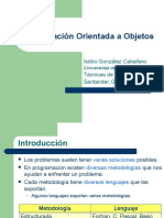 Programación Orientada A Objetos