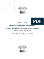 High Pressure Crystallography: Status Artis and Emerging Opportunities