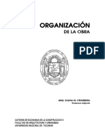 Organizacion de La Obra