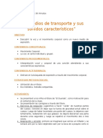 Planificacion Musica - Los Medios de Transportes - Sala de Tres