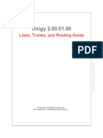 Lines Trunks and Routing Guide