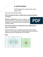 Electric Fields and Potentials1