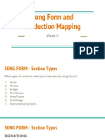 Week 5 - Song Form and Production Mapping