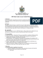 Data Center Access Control Procedures