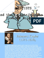 Scientists and Their Contributions