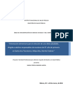 Orientacion Alimentaria y Educacion en Nutricion PDF