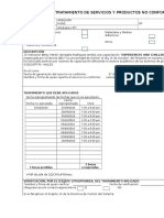 Control y Tratamiento de Servicios y Productos No Conformes Final Senati 15 Octo