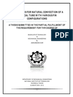 CFD Analysis For Natural Convection of A Vertical Tube With Various Fin Configurations
