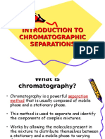 Introduction To Chromatographic Separations