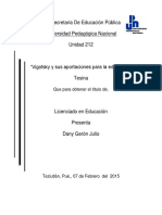 Vigotsky y Sus Aportaciones para La Educación