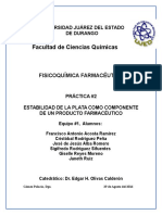 Practica 2 Fisicoquímica Farmacéutica