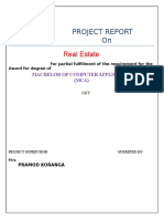 Project Report On Real Estate