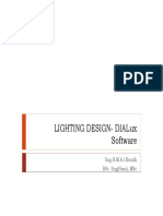 Lighting Design - Dialux Software