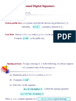 The Elgamal Digital Signature: Define GF (P) F