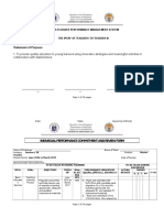 Ipcrf - Teacher I - III