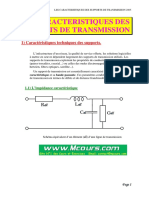 Les Caracteristiques Des Supports de Transmission