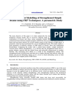 Finite Element Modelling of Strengthened Simple Beams Using FRP Techniques: A Parametric Study