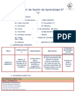 Planificación de Sesión de Aprendizaje SNC Y SNP 