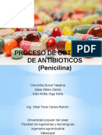 Proceso de Obtencion de Antibioticos (Penicilina)