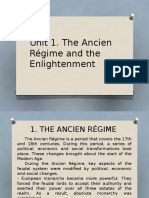 Unit 1. The Ancien Régime and The Enlightenment